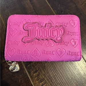 Juicy Couture Pink Embossed Wallet